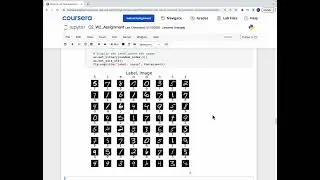 Machine Learning Coursera Practice Lab | Neural Networks for Multiclass Classification
