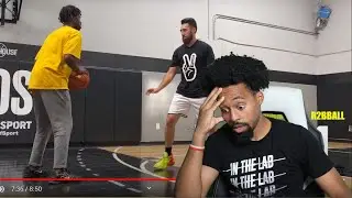 HE WASN'T EVEN WEARING HOOP SHOES! RyanTheCrashDummy Vs R2BBALL 1v1 Basketball..
