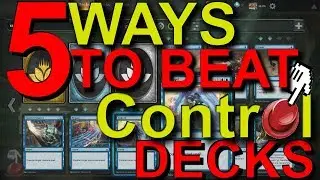 5 Ways to beat control | Magic Arena |  Total Jank |