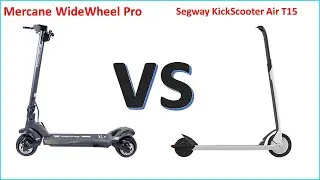 ✅Mercane WideWheel Pro vs Ninebot by Segway KickScooter Air T15 Reviews And Comparison