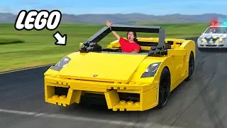 Я построил Lamborghini из LEGO в натуральную величину