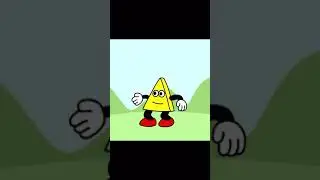 Dancing Triangle runs at you meme