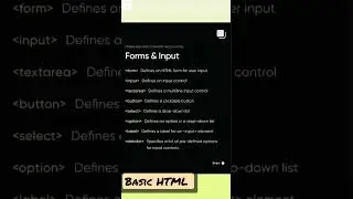 Basic HTML|| Html syntax||Basic tags #trending