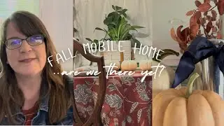 My Fall Living/Dining Room + A Little Adventure! Mobile Home Living #mobilehome #falldecor 