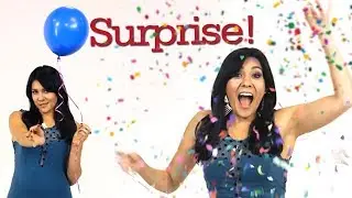 Confetti Balloons for a Surprise Party! #17daily