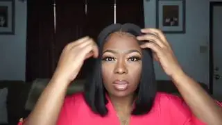 Celie hair straight bob wig review