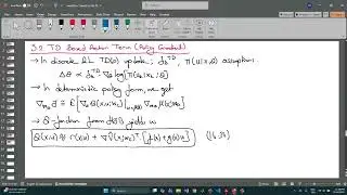 Reinforcement Learning - Les 16-5 - Actor-Critic Design - Gradient Update Formulation