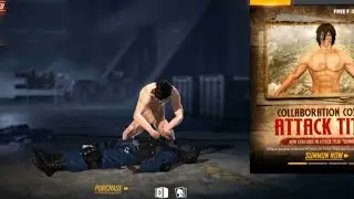 ATTACK ON TITAN SUMMONING NEW EVENT FREE FIRE |OVER VIEW #shorts