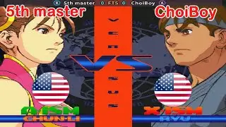 Street Fighter Alpha 3 - 5th master vs ChoiBoy FT5