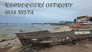 Město Sal-Rei a bar Perola de Chaves Kapverdy