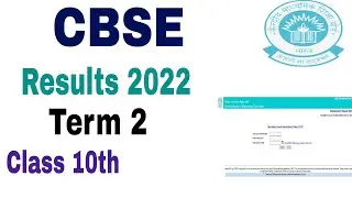 cbse class 10th result 2022 | cbse class 10 term 2 result 2022 | cbse result class 10 2022 live