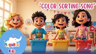 The Super Satisfying Sorting Song! 🎨 | Learn Colors Magic Nest Kids-Nursery Rhymes, Kids Song