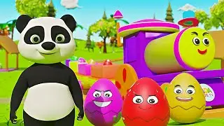 Baby Bear Train Adventure 🚆🐻 | Learn Colors & Numbers 1&ndash;5 | Kids Cartoon