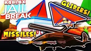 *NEW* MILITARY HELICOPTER MISSILES AND HANG GLIDERS! (Roblox Jailbreak Surprise Update)