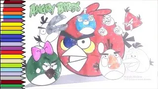 DISNEY Angry Bird Coloring Book Videos Kids Fun Activities Bumba Kids Toys