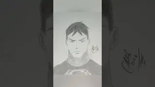 How to draw conner kent sketch #drawing #winart #artpainting #hand
