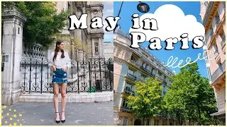 Magic May in Paris 💚 picnic & podcast recording | Life in Paris, France VLOG