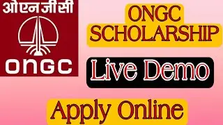 How to Apply ONGC Scholarship Online || Live Demo || 2020-2021 By Tharun
