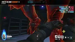 Overwatch | Reinhardt | 4 man Ult teamkill | Blizzard world