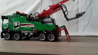 Lego Technic 42008 Recovery Service Truck Full RC