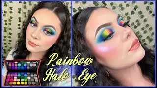 RAINBOW HALO EYE | BPERFECT COSMETICS CARNIVAL INTERSTELLAR PALETTE