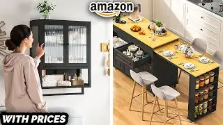 25 New AMAZON FINDS for TINY Apartments | Smart Space Saving Furniture Ideas [With Prices]