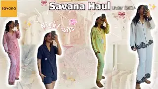 Affordable Savana Night Suits💖 | Try on haul✨