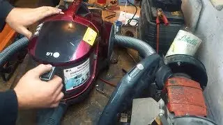 Ремонт пылесоса LG. Repair vacuum cleaner LG.