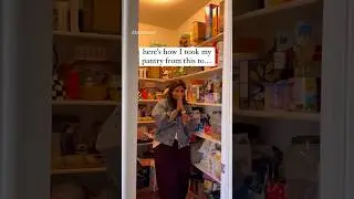 ULTIMATE pantry makeover?! 😍 #home #interiordesign #diy #homedecor #kitchen #modernliving #cozy