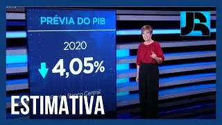 Pr&eacute;via do PIB indica queda de 4,05% em 2020