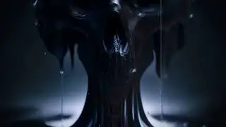 Liquid Skulls - Short AI Animation Video   #darkart #aianimation #aivideo #aishorts