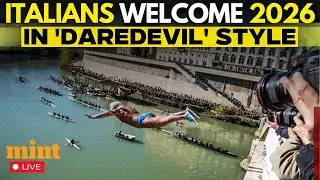 Italy News Live | Italians Dive Into Rome's Tiber River for Traditional New Year Celebration