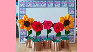 Rosa y Girasol Eternos Paso a Paso #diy #tutorial #manualidades