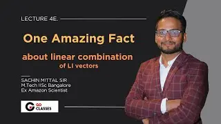 4e. Linear Combination of Linearly Independent Vectors is Unique| Linear Algebra | Sachin Mittal
