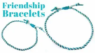 Make-Your-Own Friendship Bracelets Using Metallic Thread