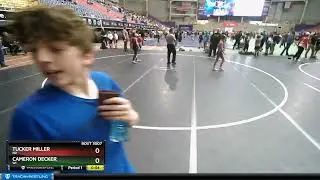 83 Lbs Champ. Round 1 - Cameron Decker, WI Vs Tucker Miller, ND F420