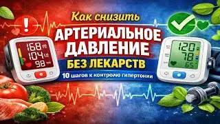 Как снизить давление БЕЗ ЛЕКАРСТВ — 10 шагов, которые реально работают!