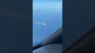 Huge Emirates A380 passing by #aviation #pilot #flying #flyby #pilotlife #fastjet #cockpitview #jet