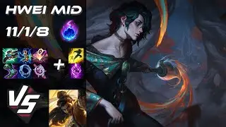Hwei Mid vs Akshan - NA Challenger Patch 14.5.1