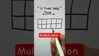 12 times table trick#viralvideos #viralshort #viral #viral #viral