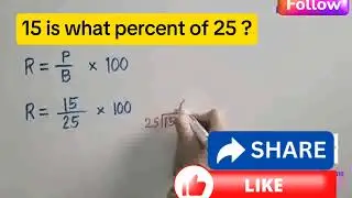 FINDING THE PERCENTAGE ,RATE & BASE