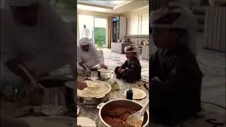 Fazza lunch with uncle Saeed and friends ❤️ #shorts