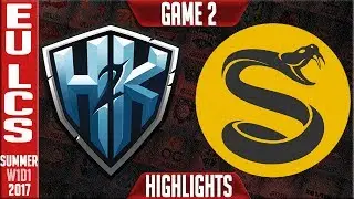H2K vs Splyce Game 2 Highlights - EU LCS Summer Split 2017 W1D1 - H2K vs SPY