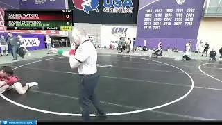 170 Lbs Quarterfinal - Mason Ontiveros, Vasky BrosPitman Wrestling Club Vs Samuel Watkins, Hoxie K