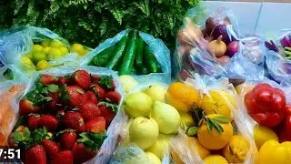 مشتريات بالأسعار كل مدي في تزايد تعرفي علي اسعار الخضار والفاكهة🌶🍓 بكل التفاصيل 🛒