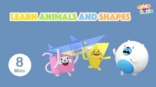 Animals and Shapes for Kids | Fun Learning Video