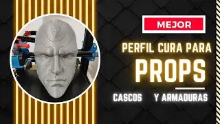 El Mejor Perfil de Cura para tus Cascos, Armaduras y PROPS #3dprinting #impresion3d #cura #helmet