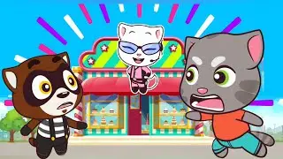 Talking Tom Candy Run Christmas Update - Unlock Agent Angela vs Tom - Android Gameplay