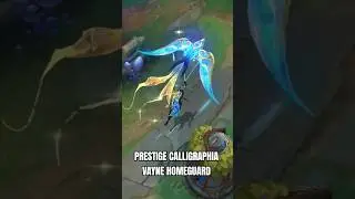 Prestige Calligraphia Vayne Homeguard | Wild Rift