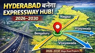 Hyderabad बनेगा South India का सबसे बड़ा Road & Logistics Hub!😱 | 2026&ndash;2030 Mega Expressway Projects